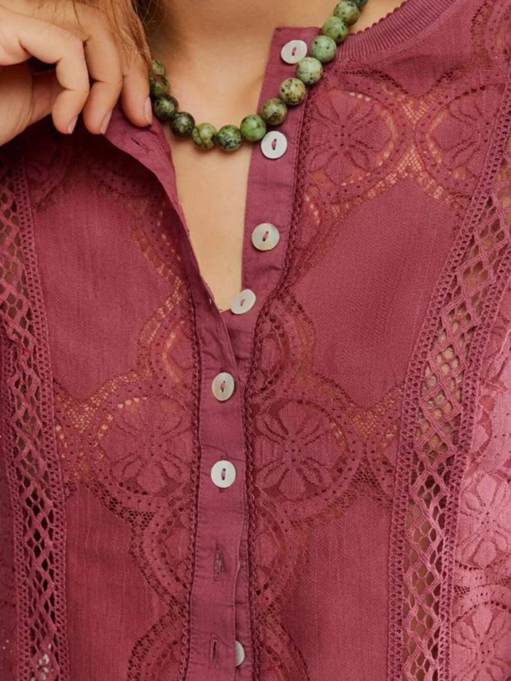 FREE PEOPLE JAE CRUSHED BERRY TOP